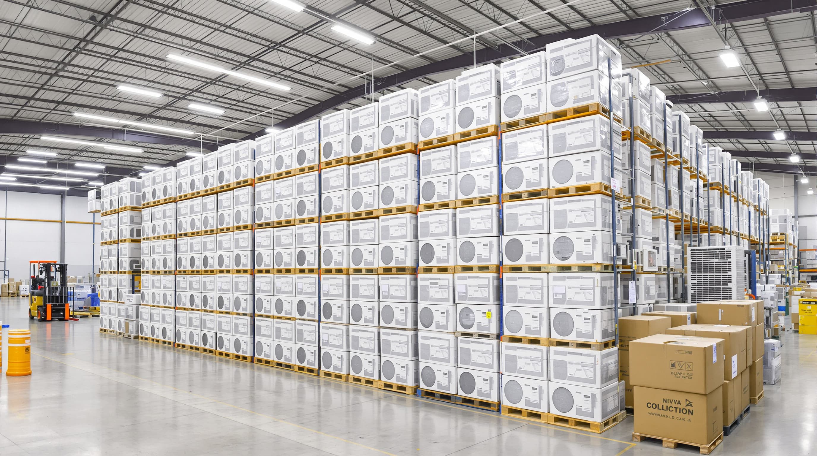 Almacén de equipos de aire acondicionado
